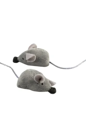 Duvo+ Cushy Muizen Met Grappige Staart 2 st. Grijs Bestseller